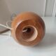 Wooden ball foot lamp