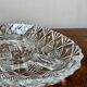 Plat apéritif en verre ciselé