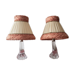 Paire de lampes Baccarat