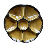 8 assiettes à huîtres Gien