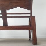 Burmese teak bench