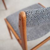 Set of six teak chairs, Danish design, 1960s, production: Denmark