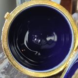 Old Large Egg Porcelain Jewelry Box Set