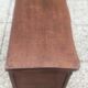 Solid oak wood storage bench chest, classic style