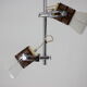 Metal chandelier from Lidokov Type L286, Czechoslovakia