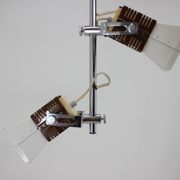 Lustre en métal de Lidokov Type L286 Tchécoslovaquie