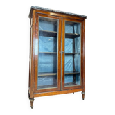 Fidelys Schey Louis XVI Period Mahogany Display Cabinet Stamped XVIII Eme Si