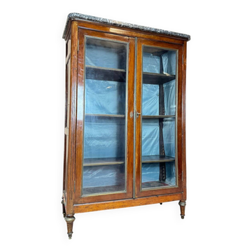 Fidelys Schey Vitrine En Acajou D’époque louis XVI estampillée XVIII Eme Si