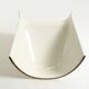 White stool by Winfried Staeb from the 1970s for the Form + Life Collection