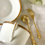 Large cup and saucer Haviland