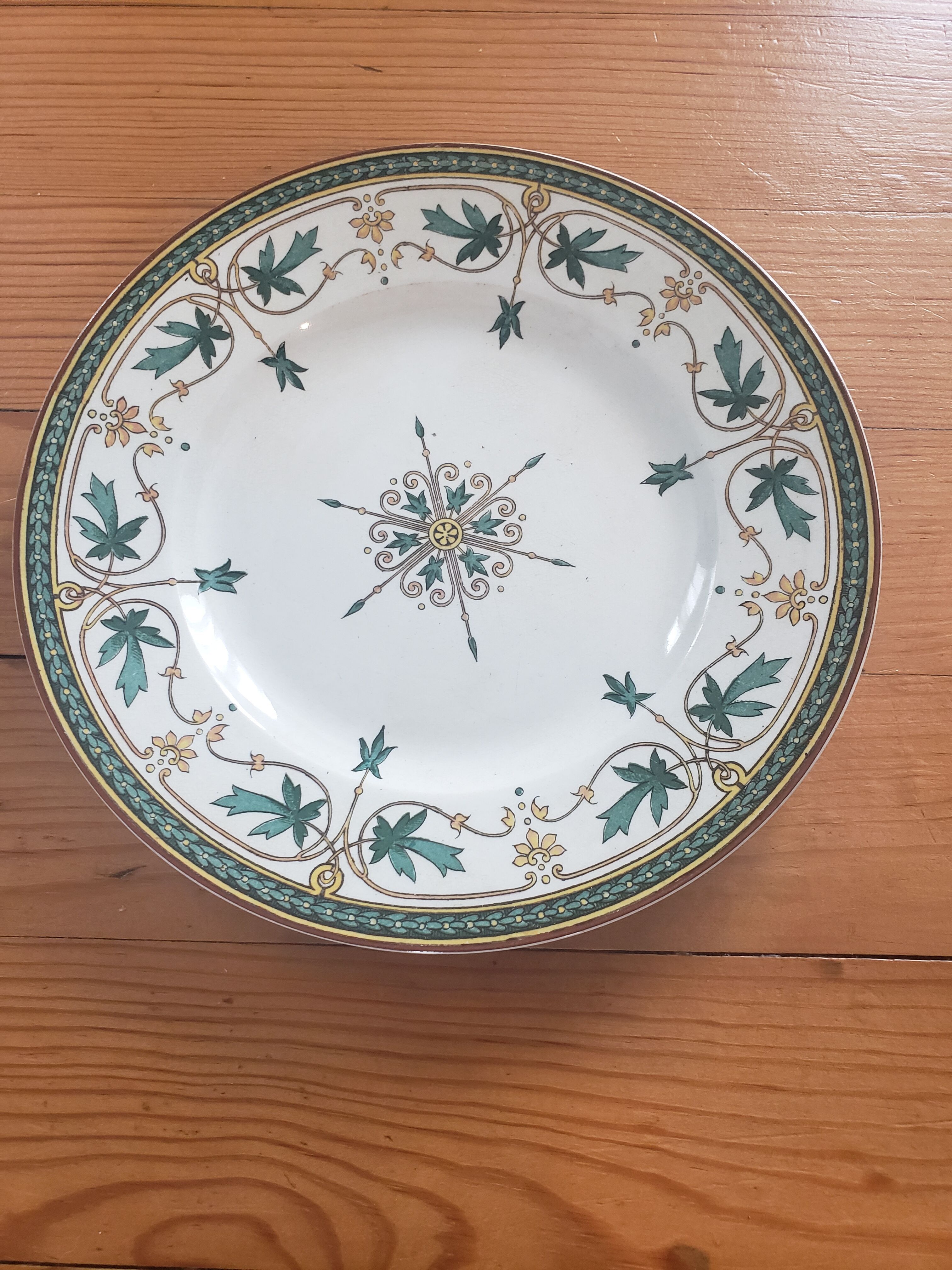 Assiette sarreguemines