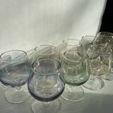 Coffret de 10 verres à Cognac de Luminarc en verre coloré