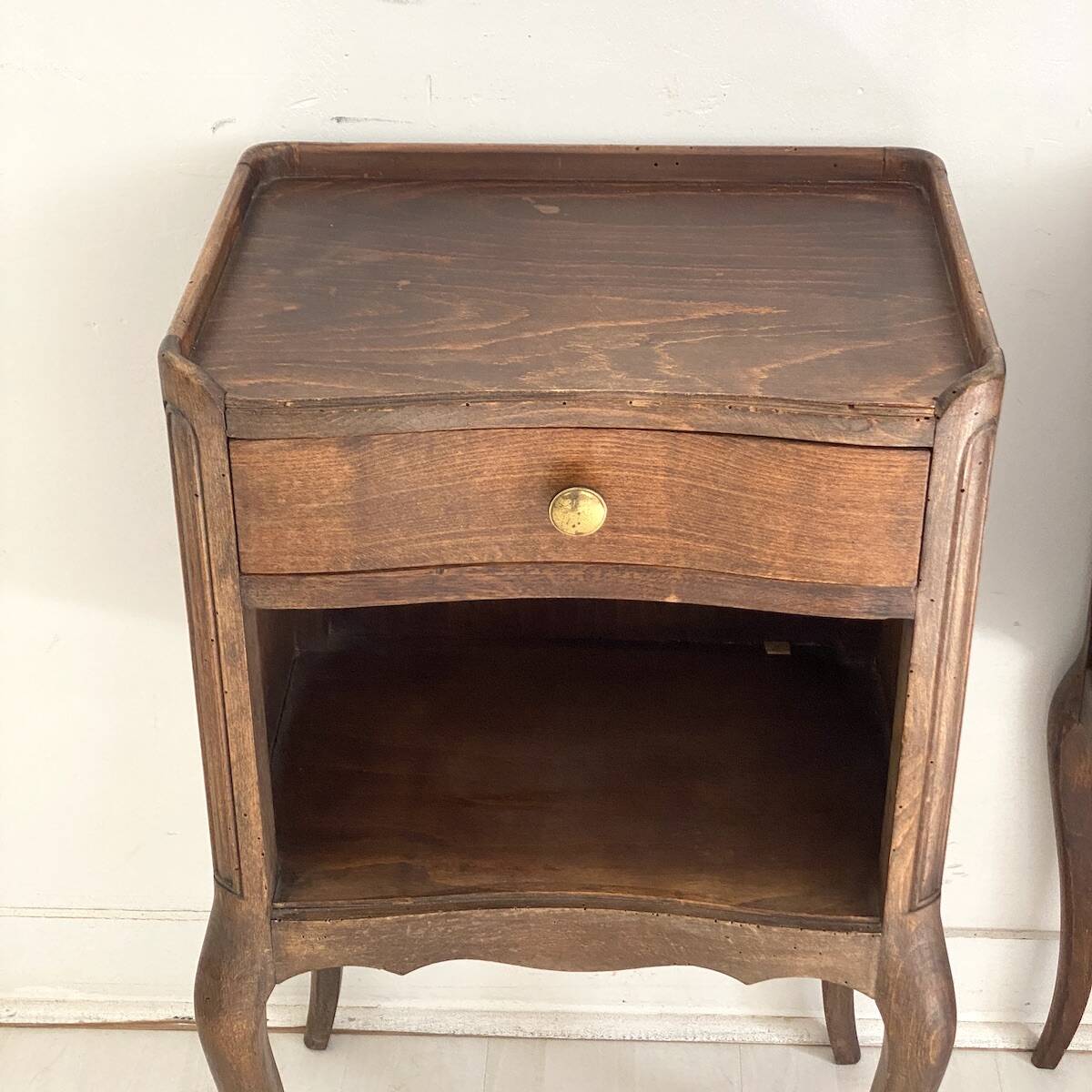 Pair of Art Nouveau bedside tables