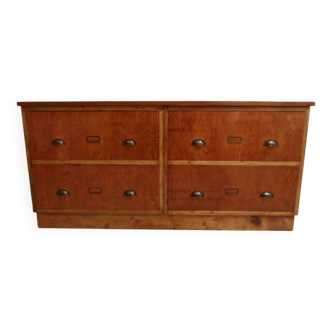 Armoire d'apothicaire vintage avec tiroirs années 50