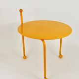 Post-modern side or coffee table by Tord Bjorklund, Memphis style, Sweden, 1980s.