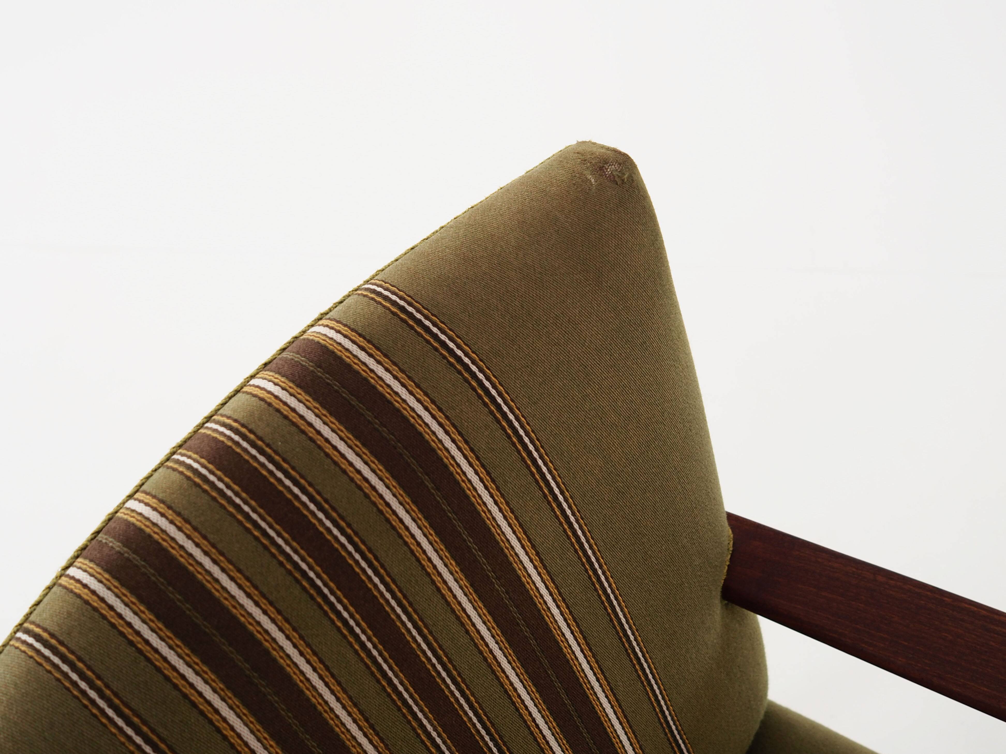 Teak armchair, 1960s, Danish design, manufacture: Denmark
