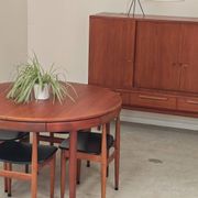 Table de repas et 4 chaises par Hans Olsen pour Frem Rojle  Danemark