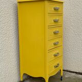 Vintage ragpicker yellow powder 1950