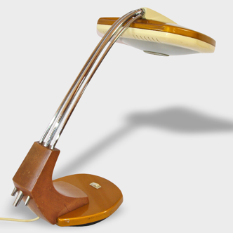 Lamp FASE wood and metal