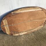Mirror oval art deco 46x82cm