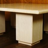 Low table in travertine, Italy, circa 1970