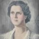 Portrait de Dame au pastel, signé Xavier Allard