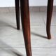 Antique curved wooden children's chair by Fischel, early 20th century.