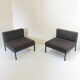 Table basse et deux 2 fauteuils par Wim den Boon, Pays-Bas 1958