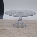 Manage D26 transparent glass cake dish