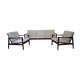 Bench and 2 Scandinavian armchairs 60s