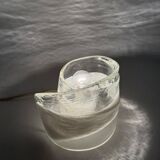 Murano blown glass sculptural table lamp, La Murrina Italy 1970s