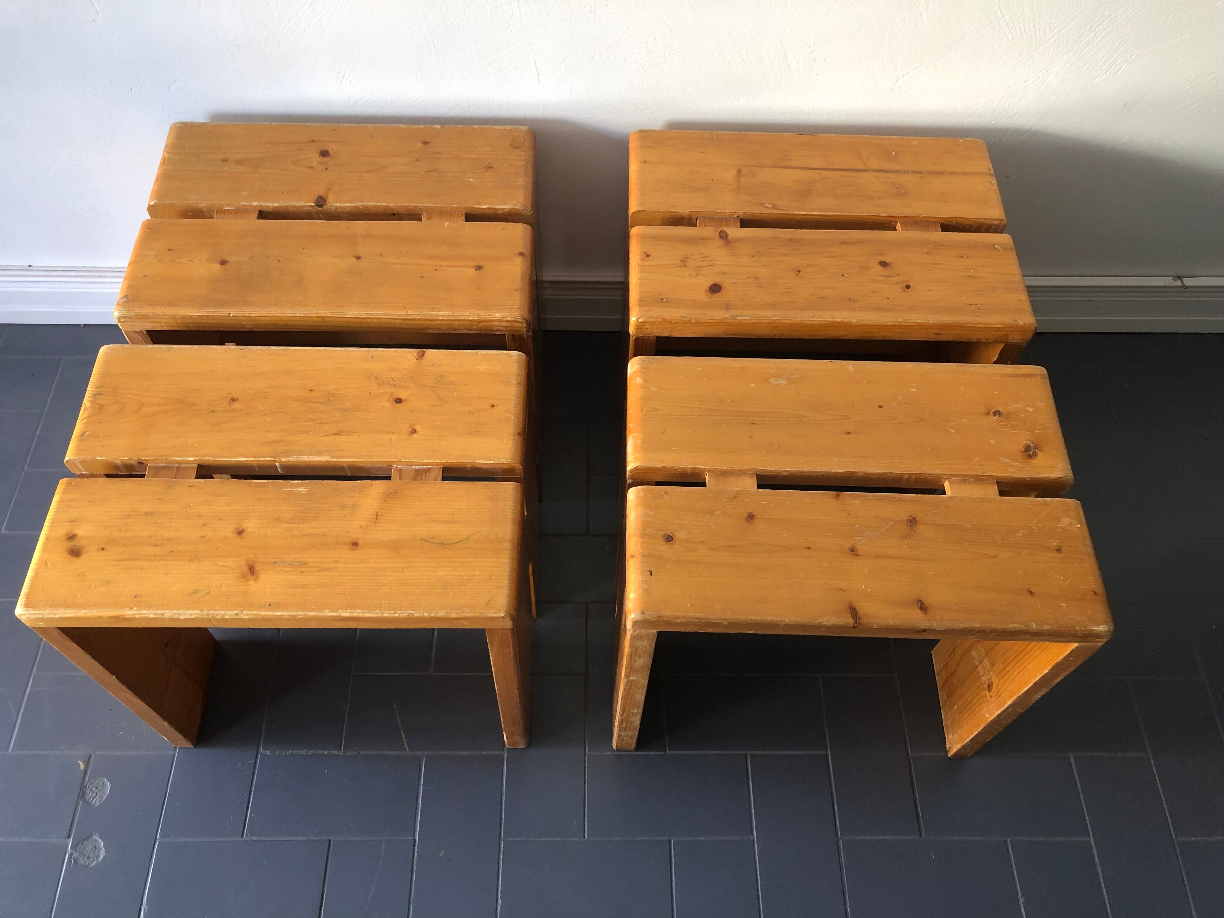 4 stools Les Arcs, 1960