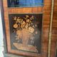 Napoleon III display cabinet in rosewood veneer and marquetry, 19th century.