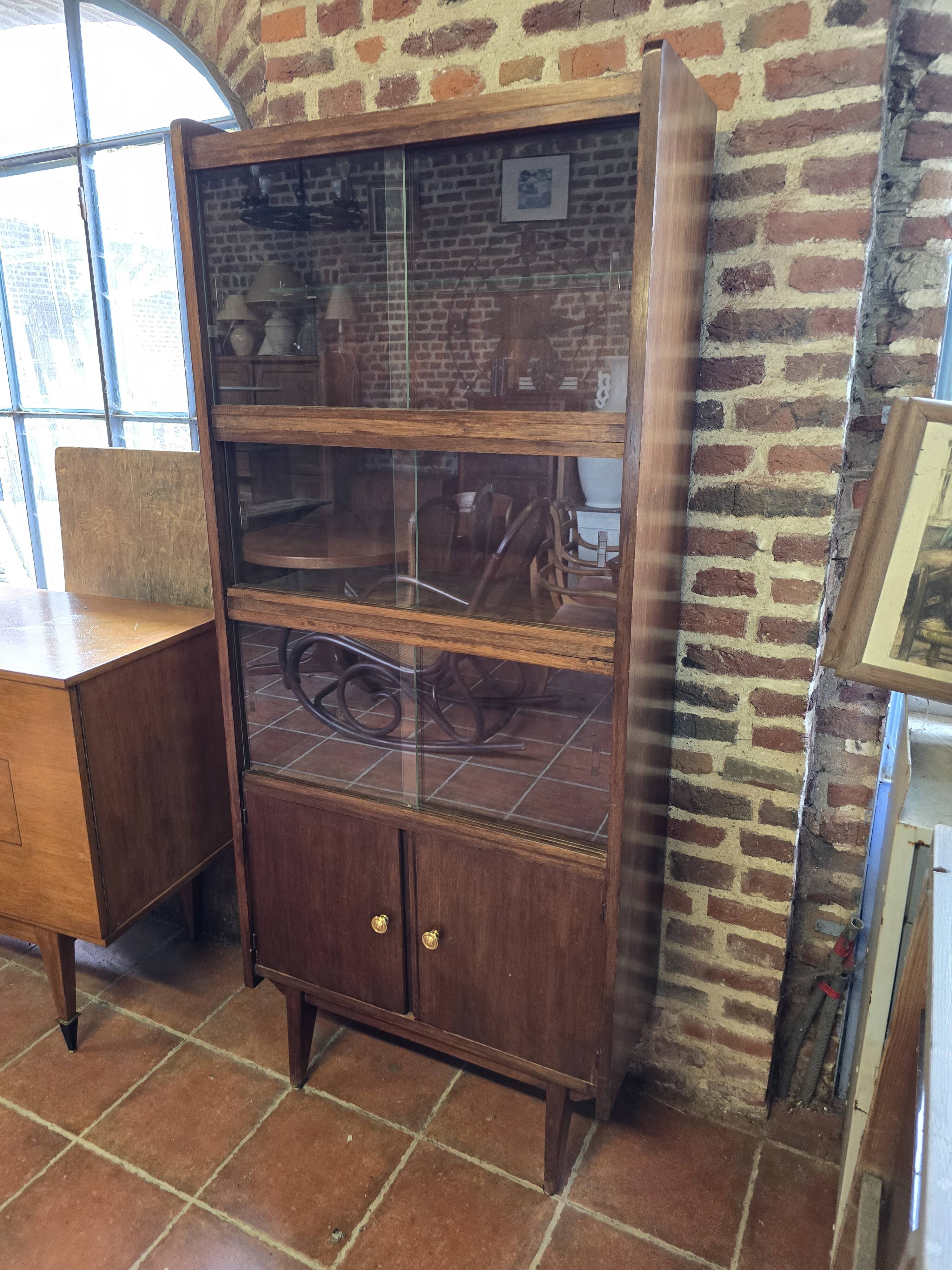 Vintage teak bookcase from the 60s
