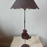 Lampe en fer forgé Ours 1990