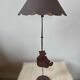 Wrought iron lamp Bear 1990