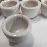 Set of 36 snail pots cups