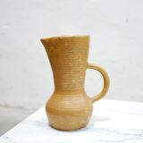 Vintage stoneware pitcher by the digoin factory, France