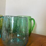 Blown glass mugs