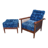 Morris "Potacol" armchair and footrest