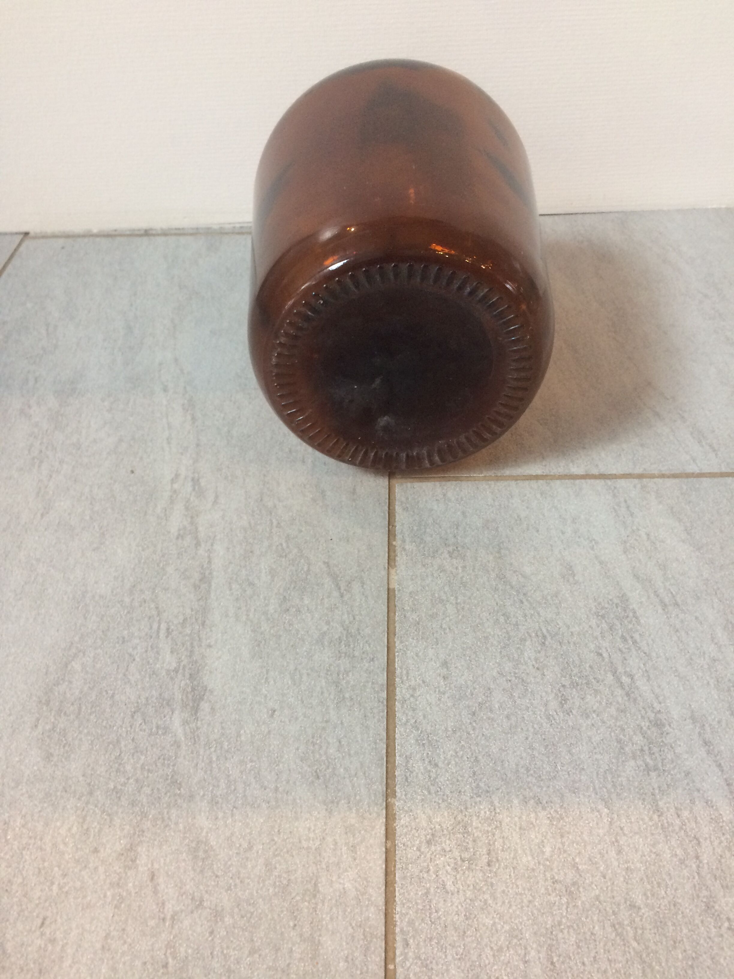 Demijohn 5 liter amber