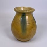 Petit vase jaune boule