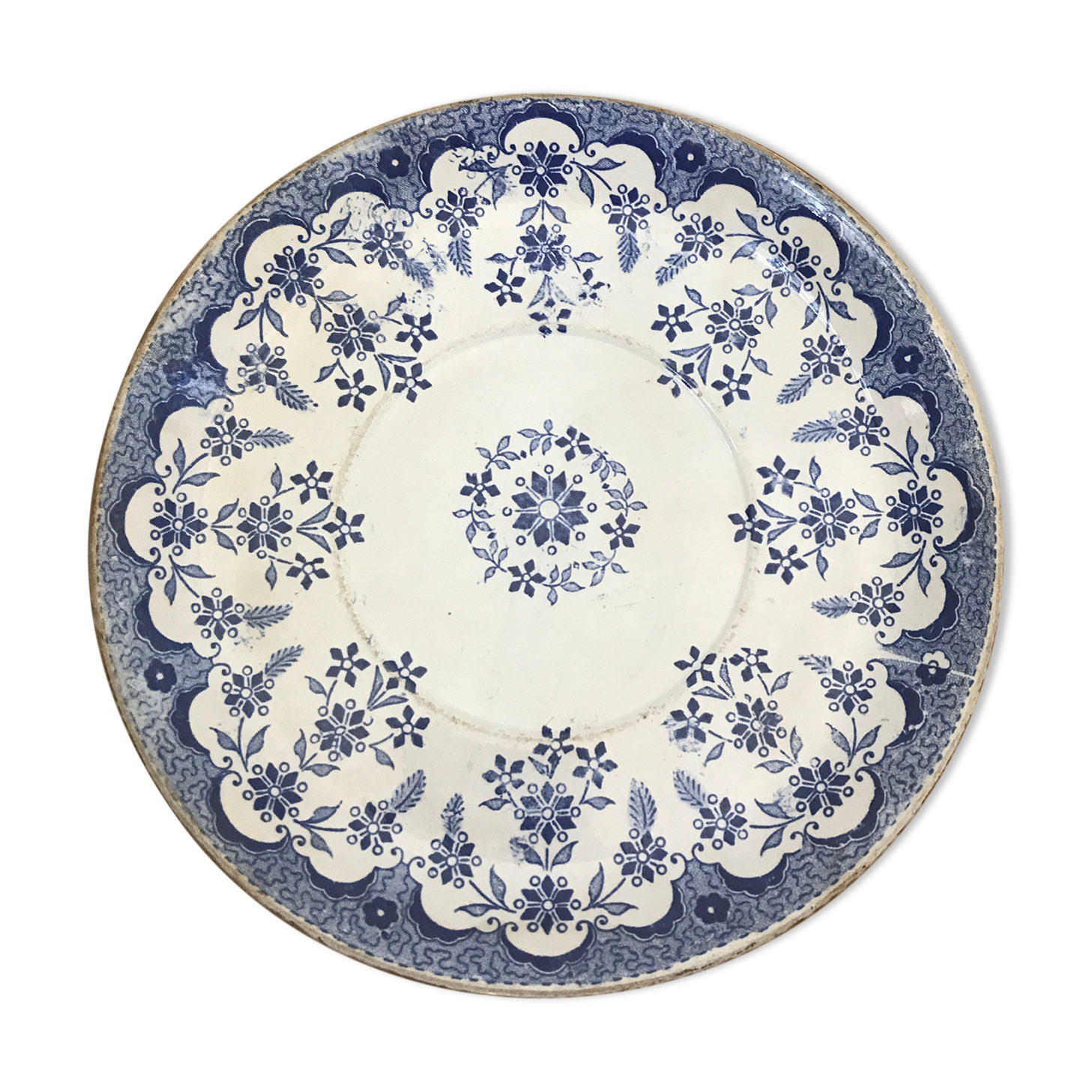 Old plate Sarreguemines