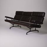 Charles and Ray Eames leather sofa, 1980s