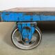 Large Blue Industrial Coffee Table Cart, 1960s