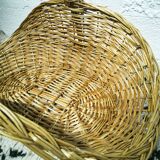 Wicker log basket
