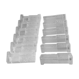 12 Art Deco style knife holders