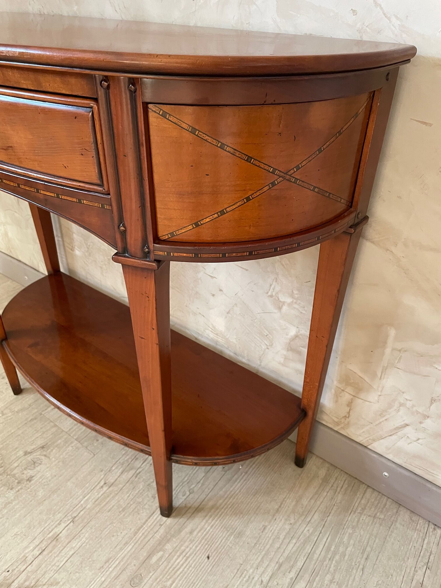 Half-moon console