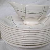 Vintage Salins service – Sortilège model – 1960s–70s –