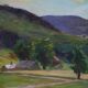 Swedish  Oil Painting by Carl Oscar Larsson, 1949